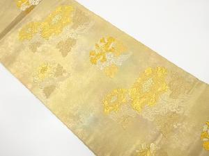 花唐草模様織り出し全通袋帯